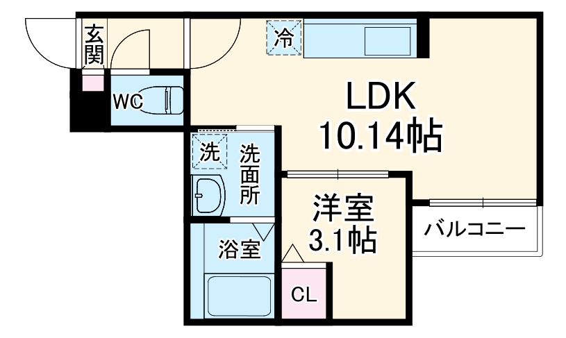 Jack shukuchiⅠの間取り
