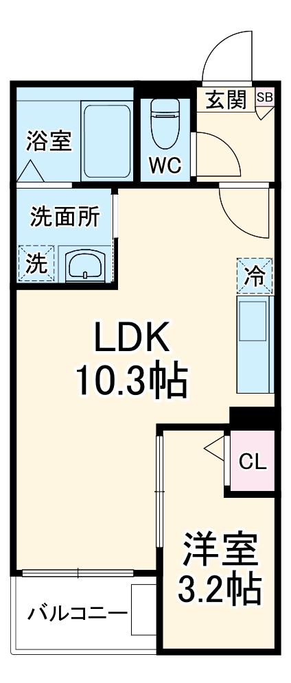 Jack matsushita Ⅰの間取り