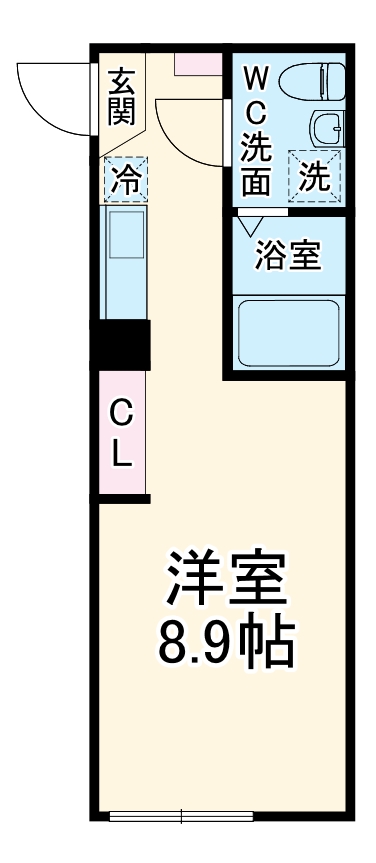 Ｌｅｓ Ａｉｌｅｓ Ⅲ・203号室の間取り