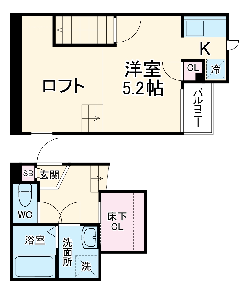 CB春日部ノヴァの間取り