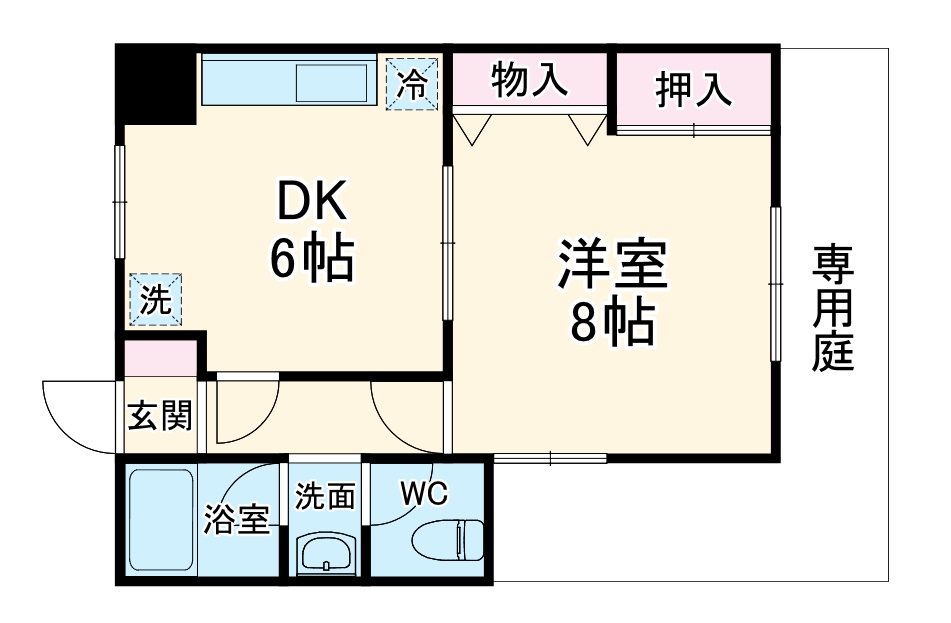 グランミュゼ北野の間取り