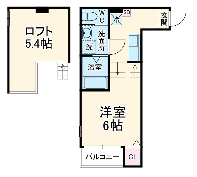 ハーモニーテラス花川Ⅲの間取り