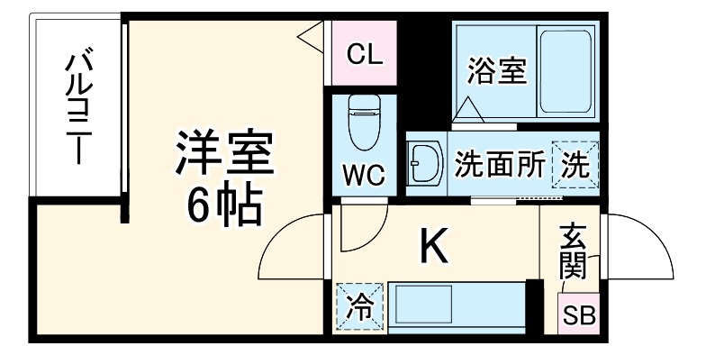 Jack kofukasaku Ⅰの間取り