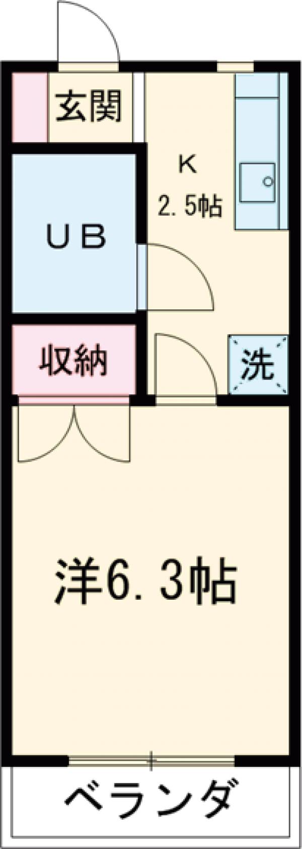 カーサ四谷の間取り