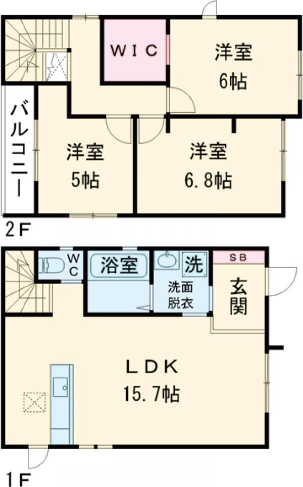 CoCotiの間取り