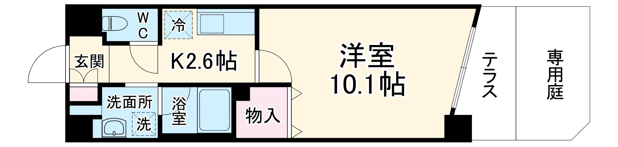 ベラジオ烏丸東の間取り