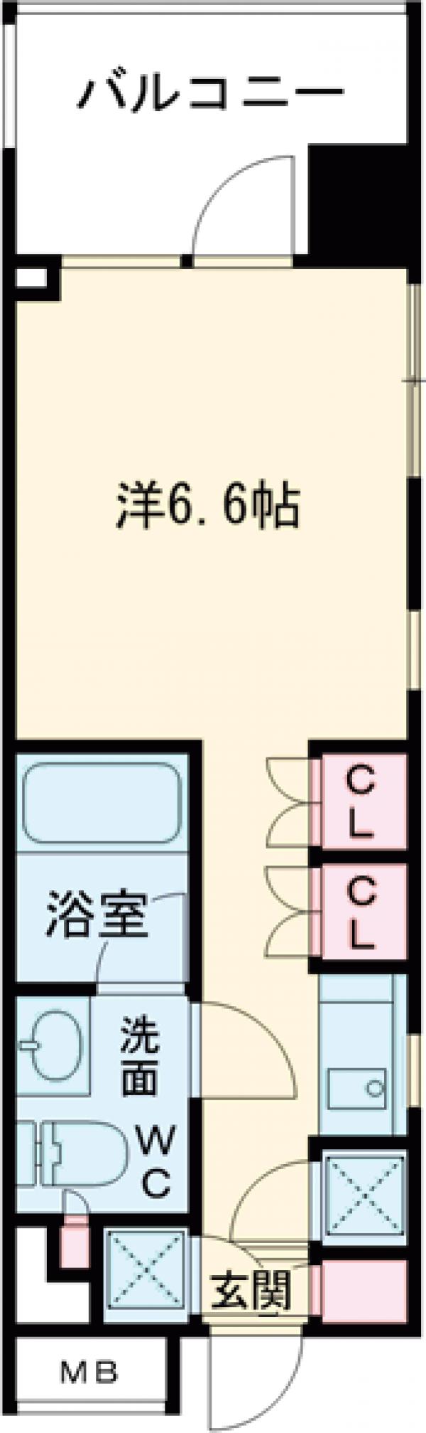 カスタリア大塚の間取り