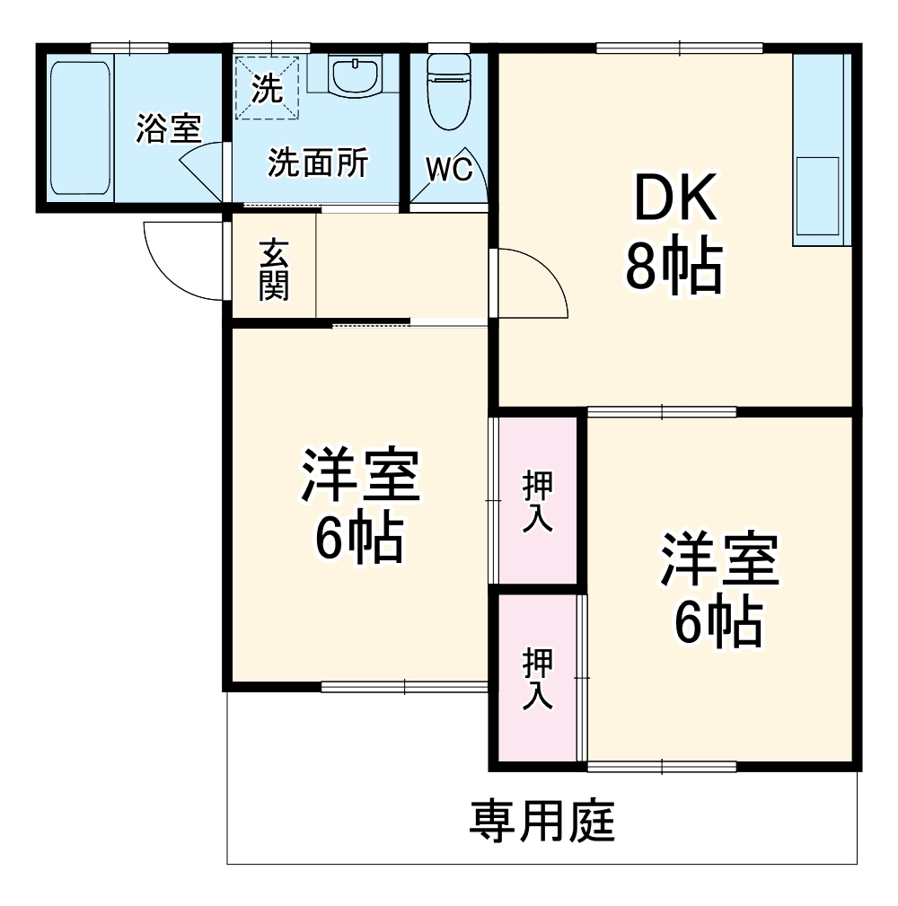 メゾンブライトAの間取り