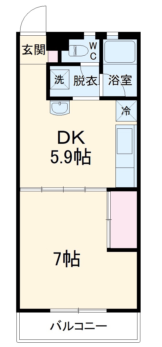 コーラルマンションの間取り
