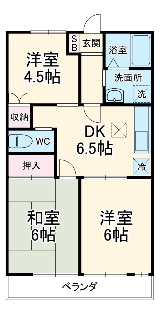 パークアベニュー1番館の間取り