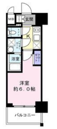 エスリード新大阪ザ・プレミアEASTの間取り