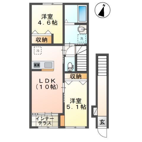 ブルヴァールの間取り