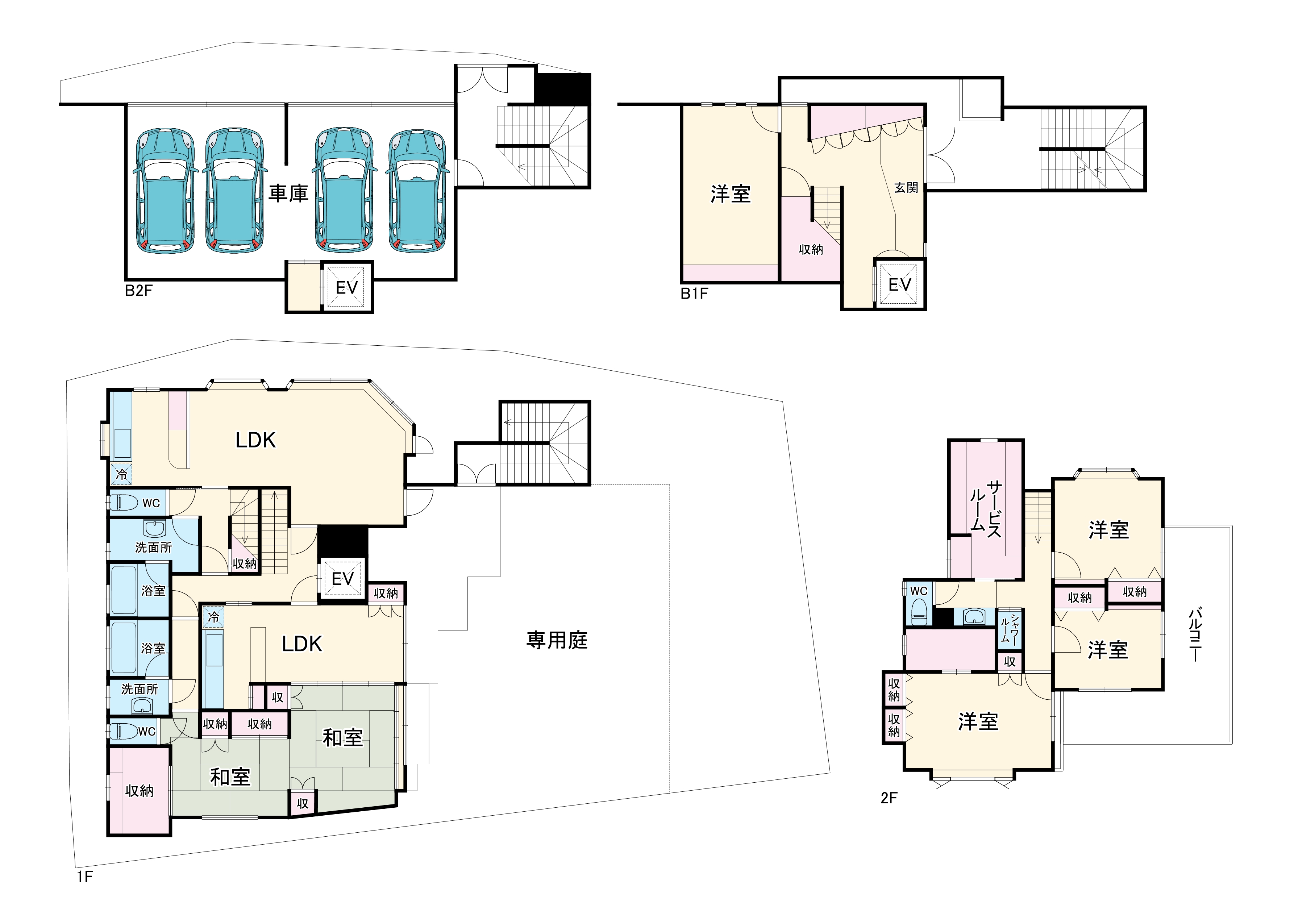 大牧戸建の間取り