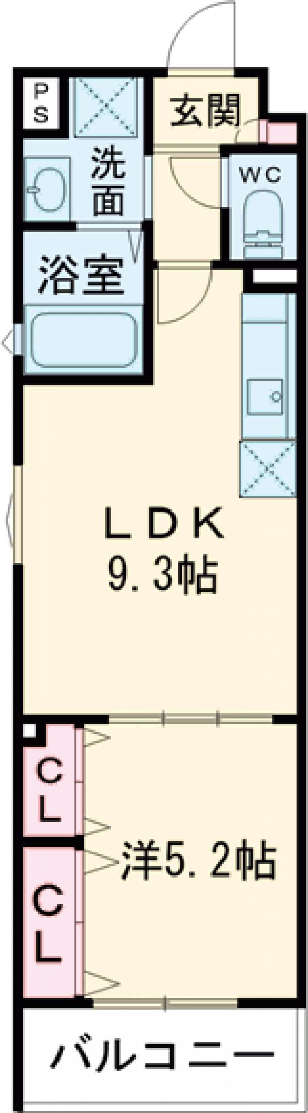 クリエオーレ南上町の間取り