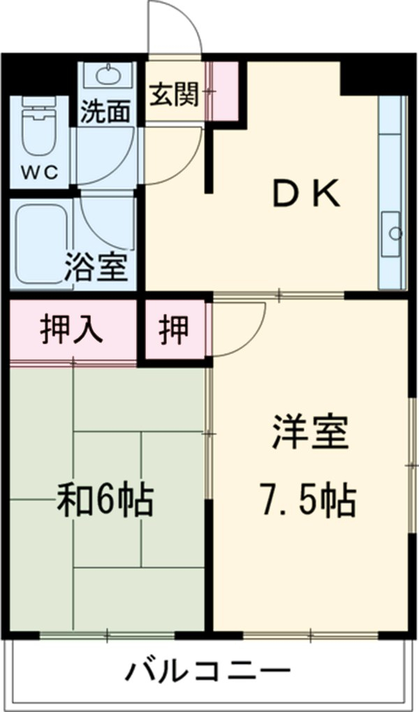 第五大場ビルの間取り