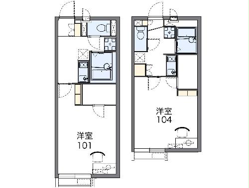 レオネクストセントラルヒルズⅥの間取り