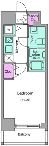 レジディア本厚木の間取り