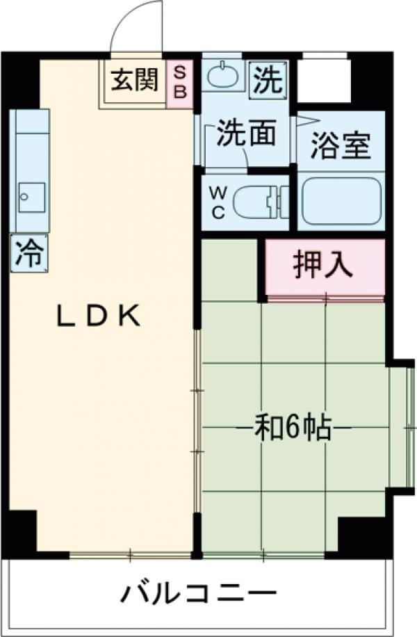 メゾンドゥカティの間取り