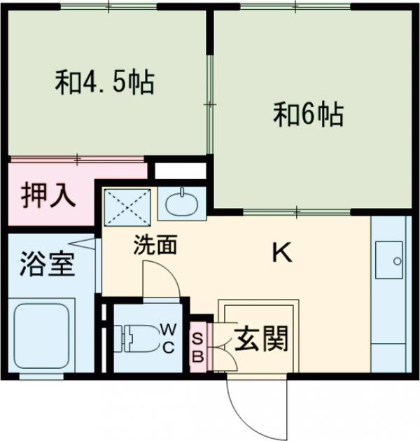 サンメゾン水元の間取り