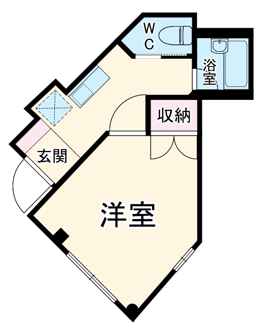 ハイツショウエイの間取り