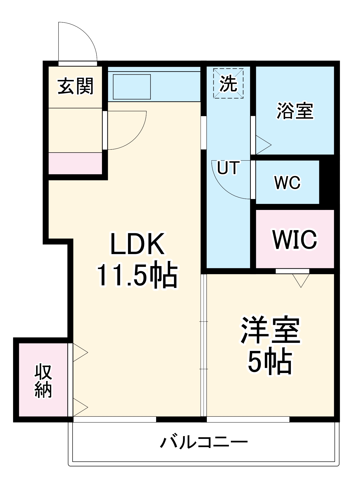 クイール加納の間取り