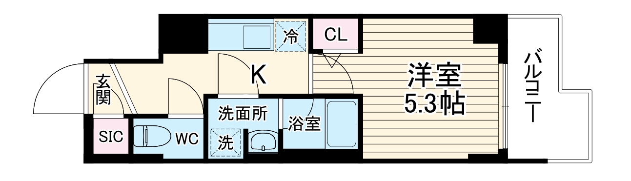 ステージファースト千葉中央の間取り
