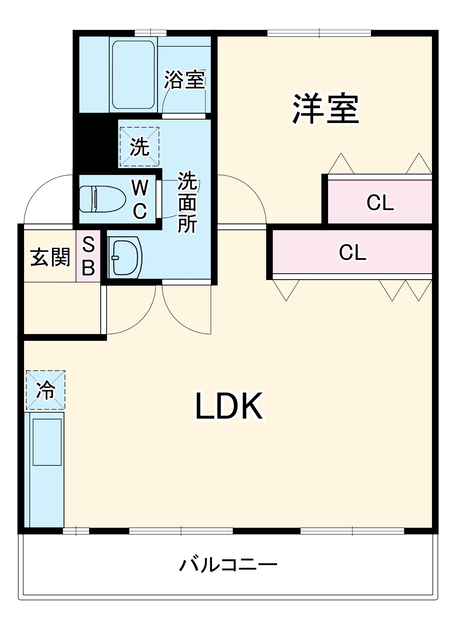 ハラッパ団地・草加1の間取り