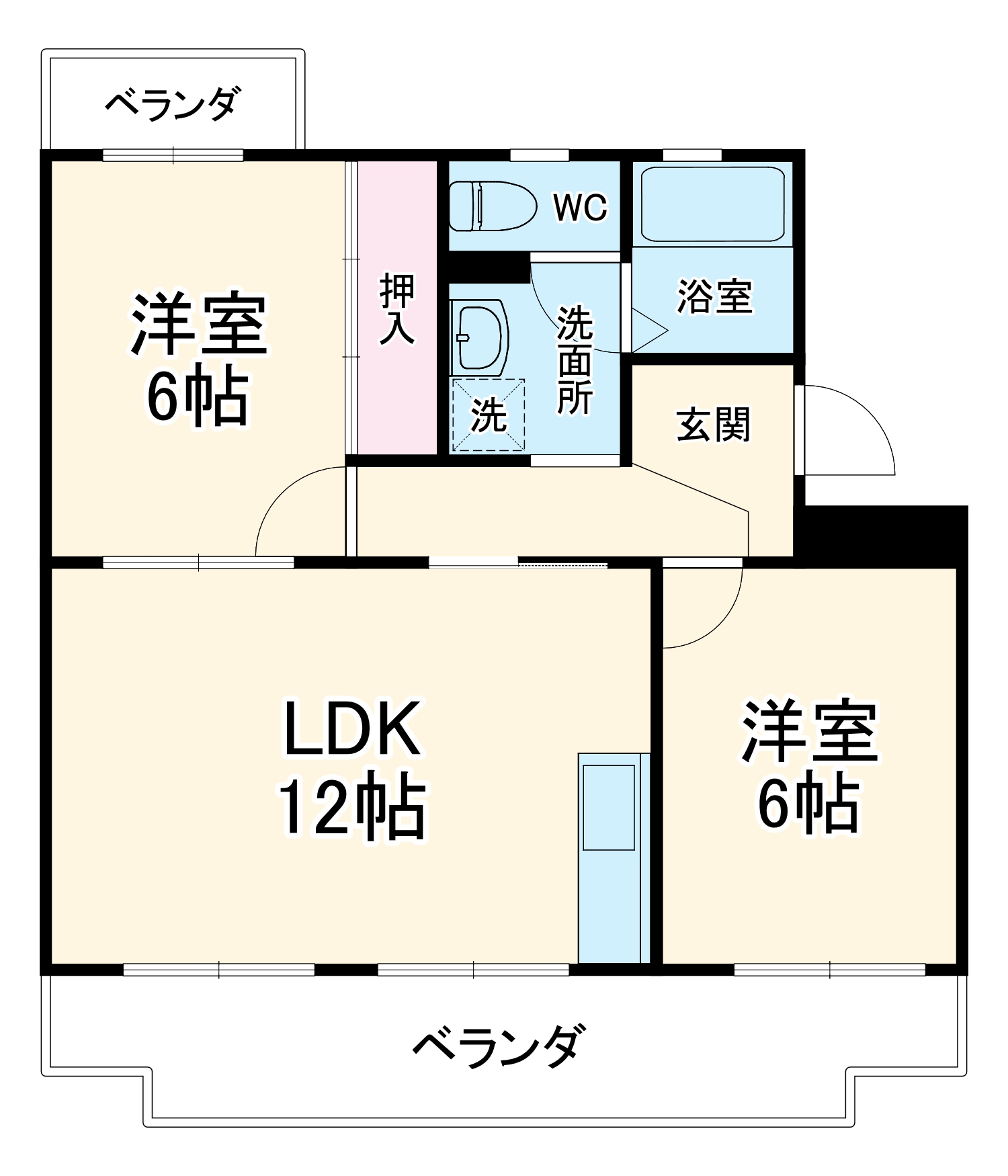 グレースヴィラⅡの間取り