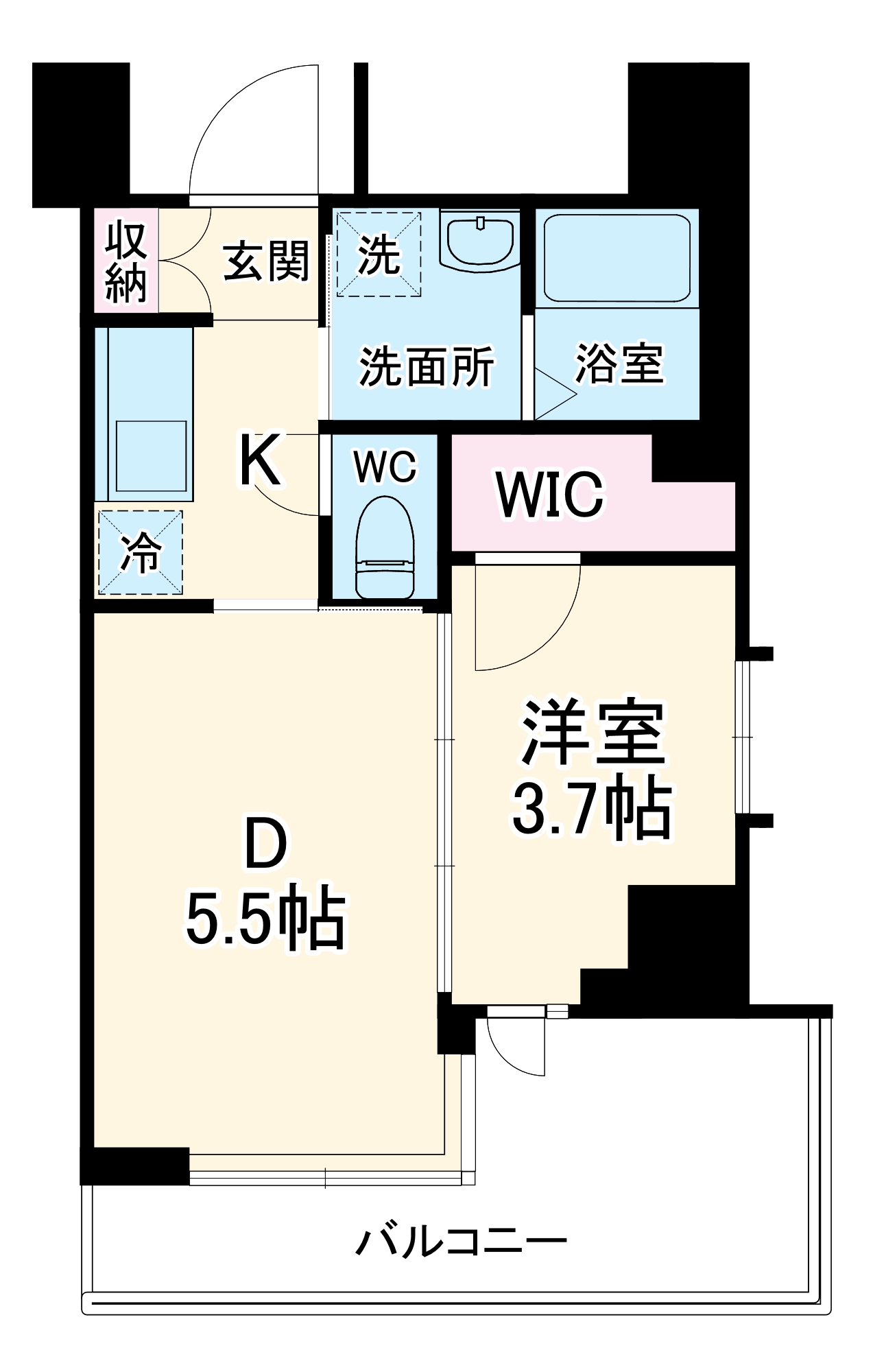 ファーストフィオーレ江坂垂水町Ⅱの間取り