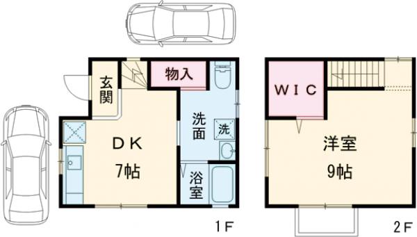 若松戸建の間取り