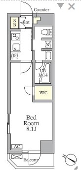 アジールコート三宿テラスの間取り