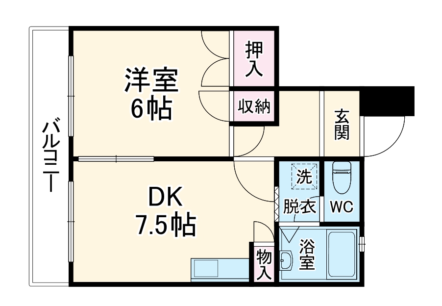 クレスト遠州浜の間取り