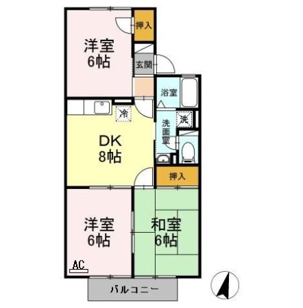 ハートホーム大西の間取り