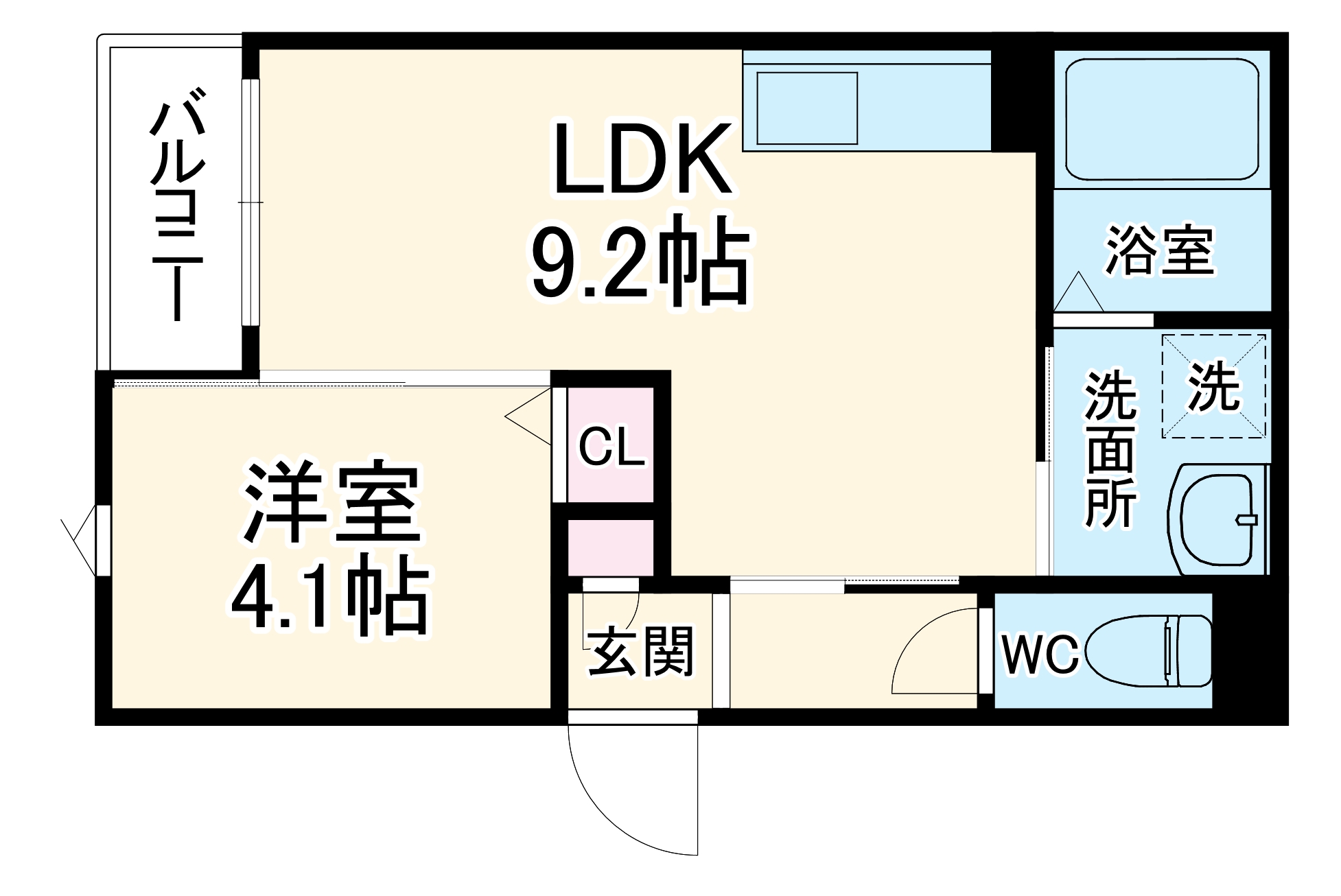 T’s岡上の町の間取り