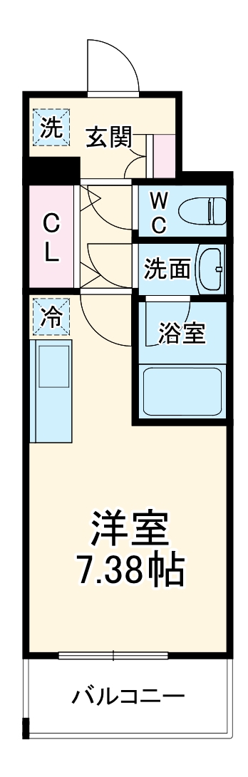 マリオン城西の間取り