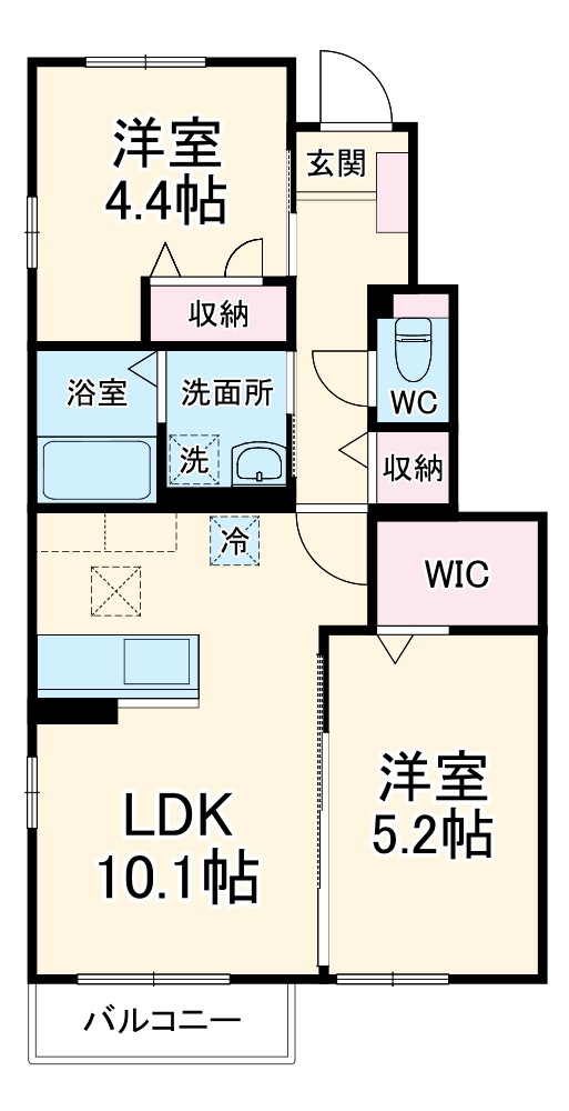 セレーネTMの間取り
