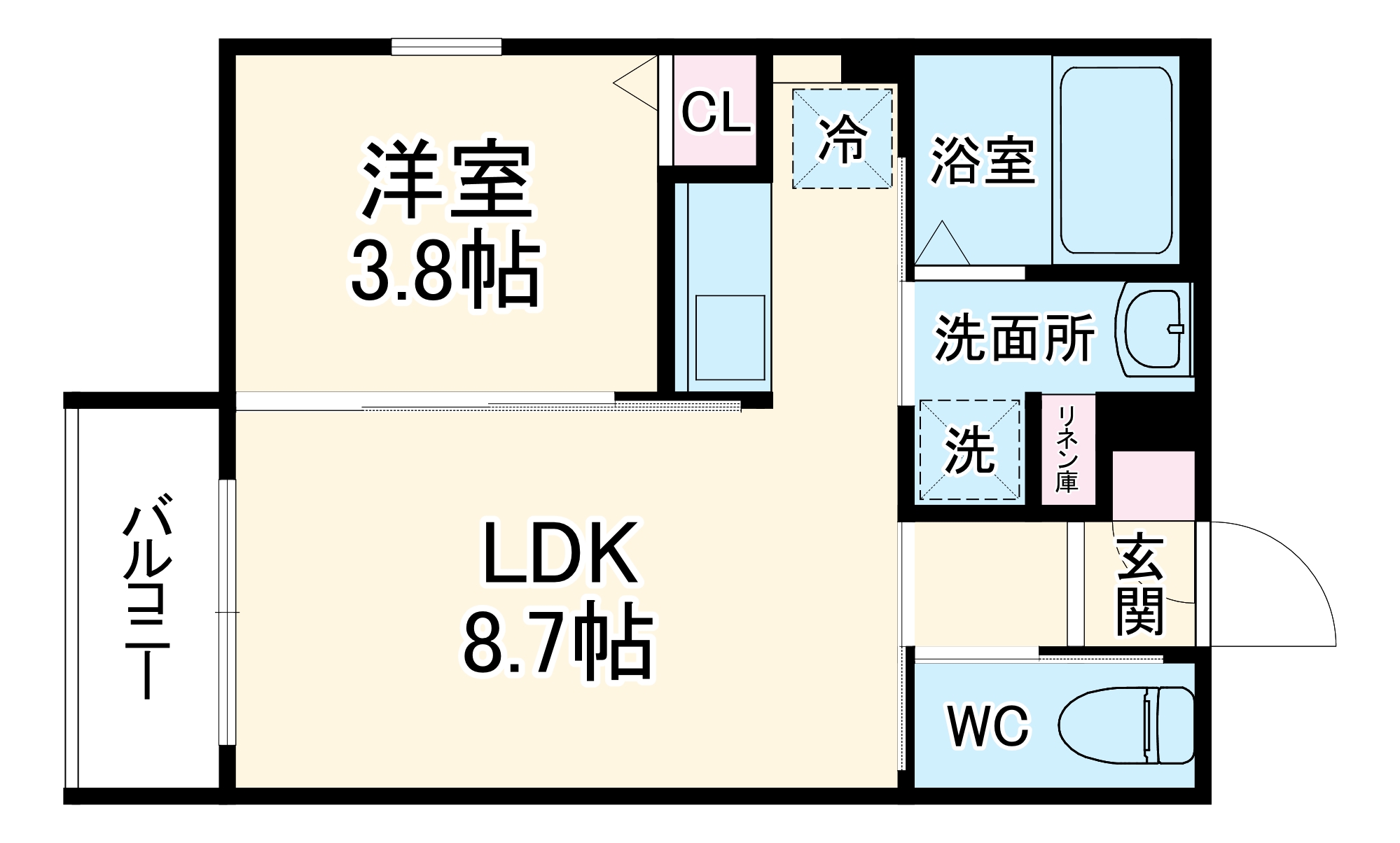 Luciente 藤が丘の間取り