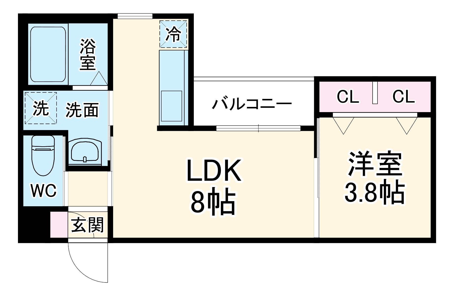 Luciente 藤が丘の間取り