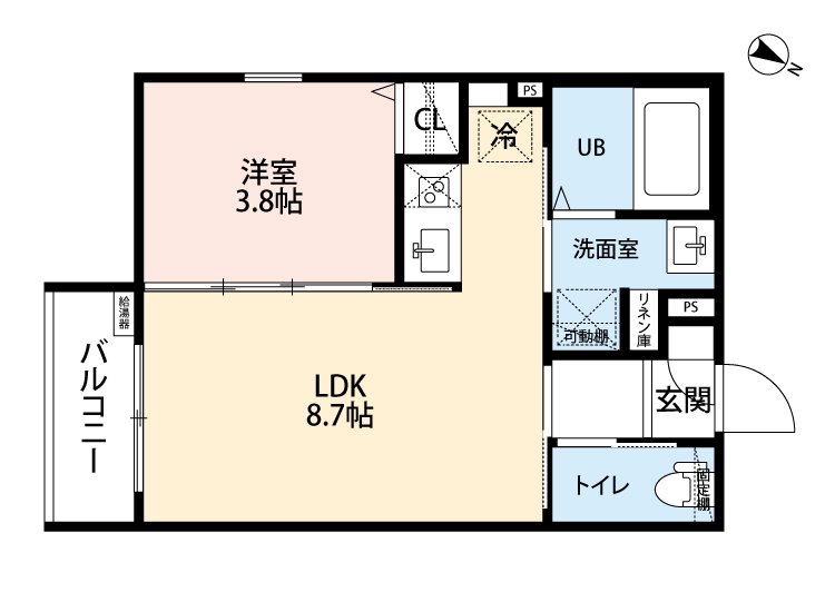 Luciente 藤が丘の間取り