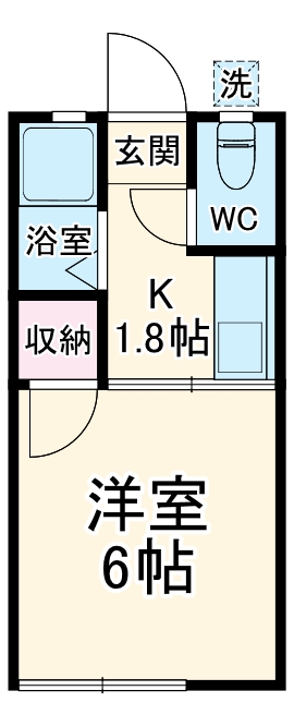 美鈴ハイツの間取り