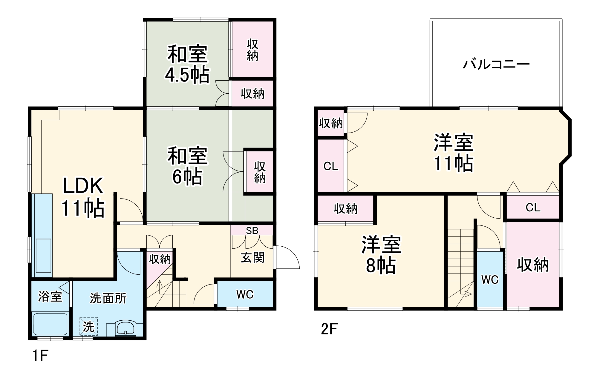 本久寺貸家の間取り