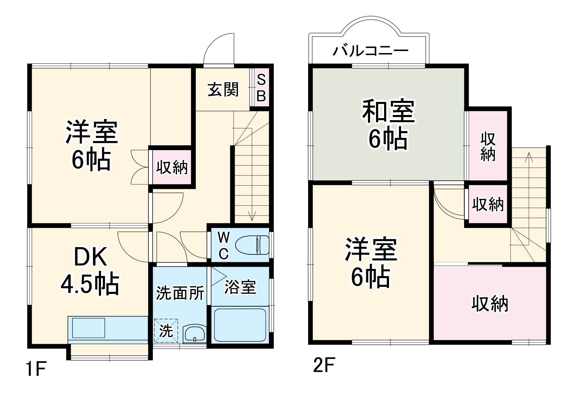 斎藤貸家の間取り