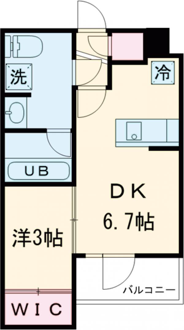 アジールコート三宿テラスの間取り