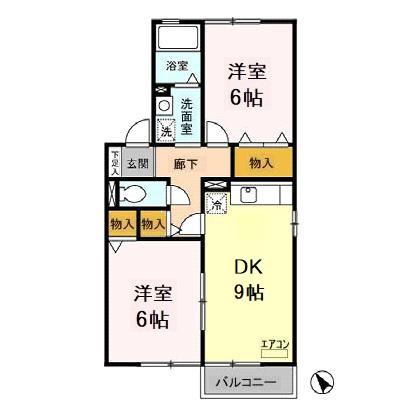 コート・エクレールの間取り