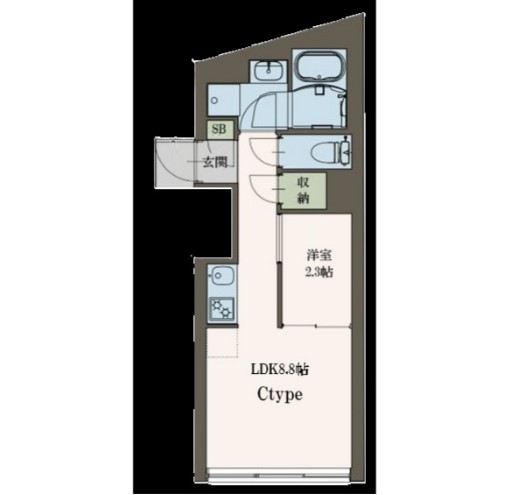 AGRACES武蔵小山Ⅱの間取り