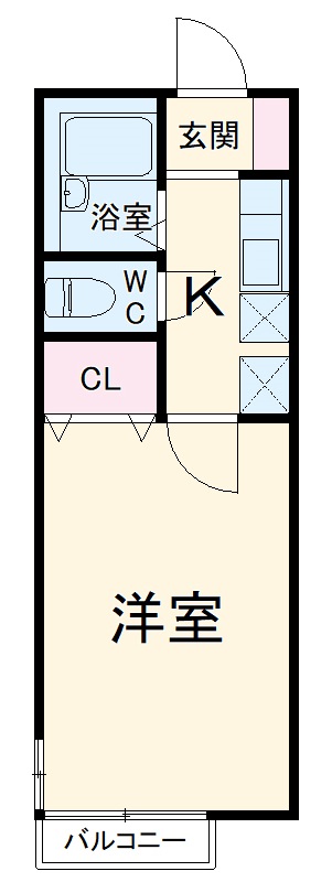 ガーデンハイツ森本Ⅱの間取り