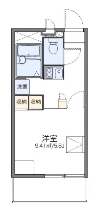 レオパレス多摩川の間取り