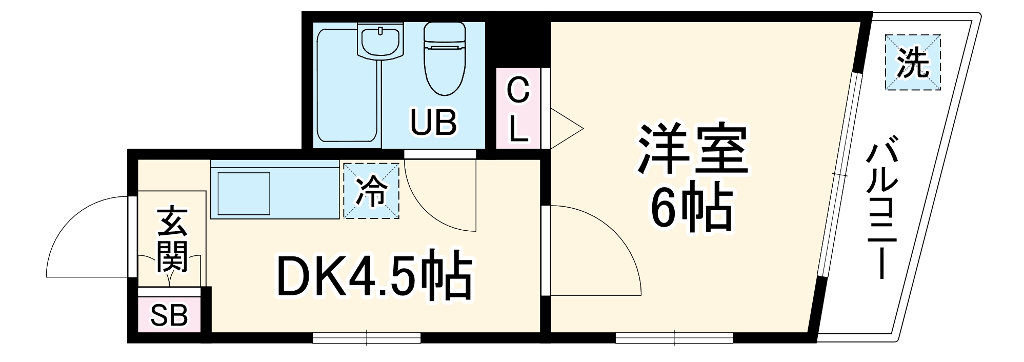 ティージェビバンテの間取り