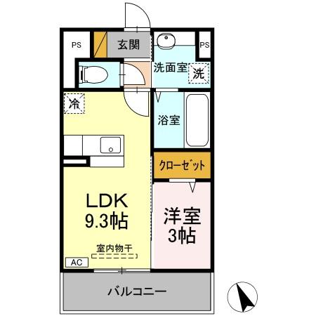 サクラテラス自由ヶ丘の間取り