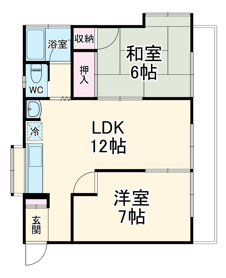 ハーベストⅠの間取り